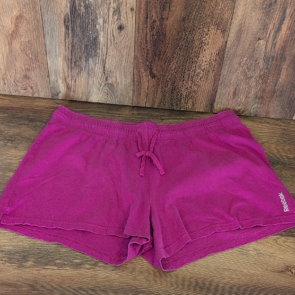 Reebok Pink Athletic Shorts with Elastic Waistband XL      520A